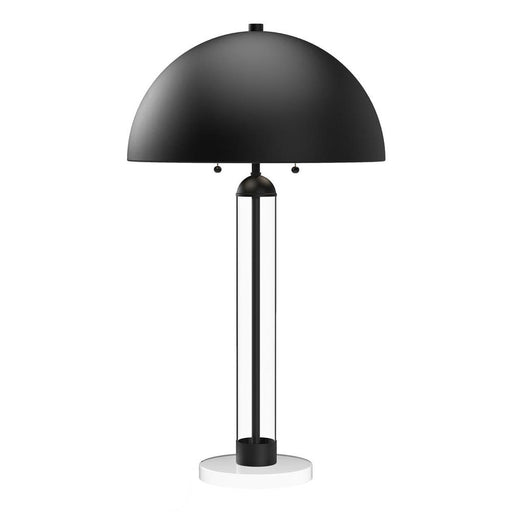Alora Margaux 18-in Matte Black 2 Lights Table Lamp