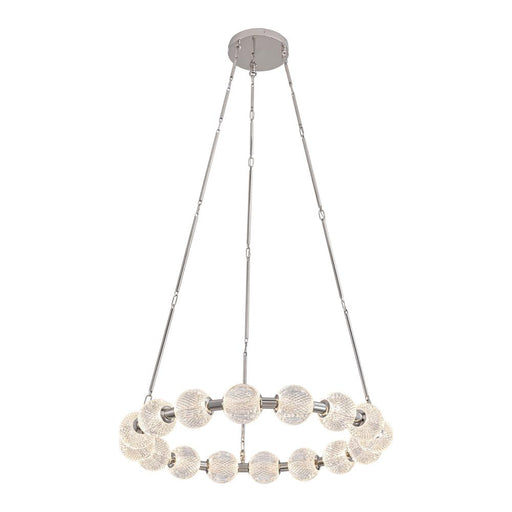 Alora Marni 32-in Polished Nickel LED Chandelier