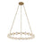 Marni 41-in Natural Brass Led Chandelier | CH321041NB-UNV-010