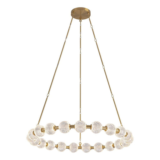Marni 41-in Natural Brass Led Chandelier | CH321041NB-UNV-010