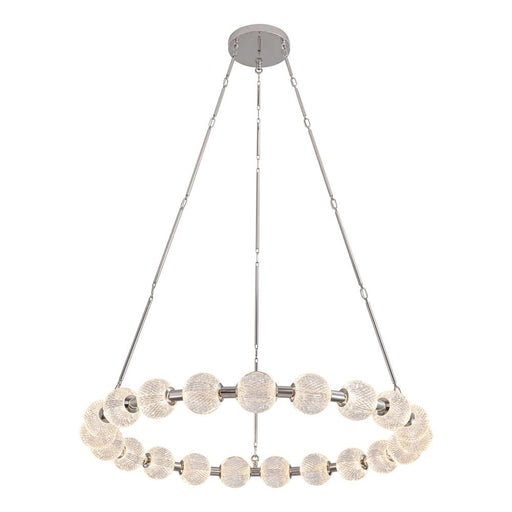 Alora Marni 41-in Polished Nickel LED Chandelier