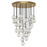 Marni 30 Head Natural Brass Led Multi Pendant | MP321230NB