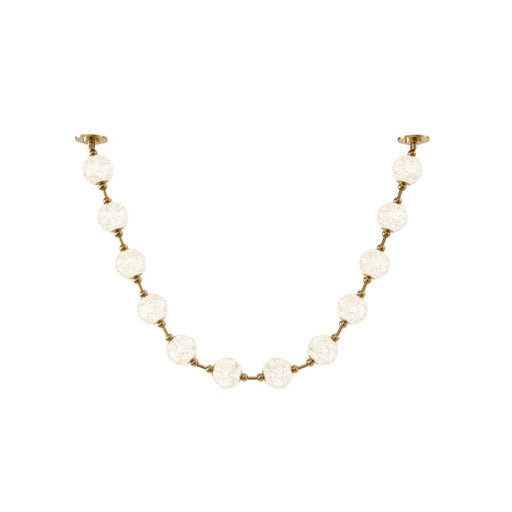 Marni 12 Head Natural Brass Led Pendant | PD321712NB-RT