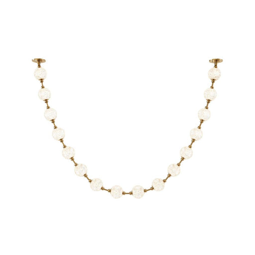 Marni 16 Head Natural Brass Led Pendant | PD321716NB-RT