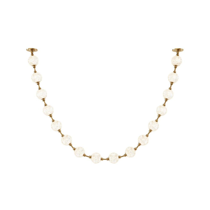 Marni 16 Head Natural Brass Led Pendant | PD321716NB-RT