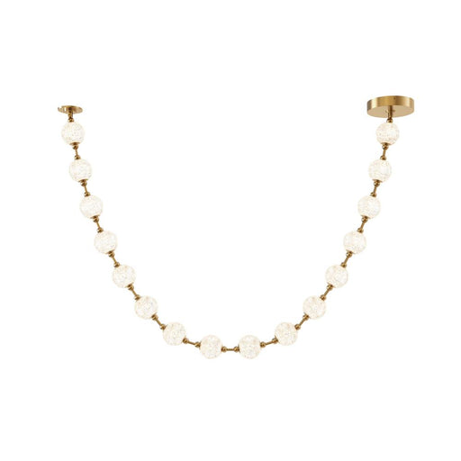 Marni 16 Head Natural Brass Led Pendant | PD321716NB