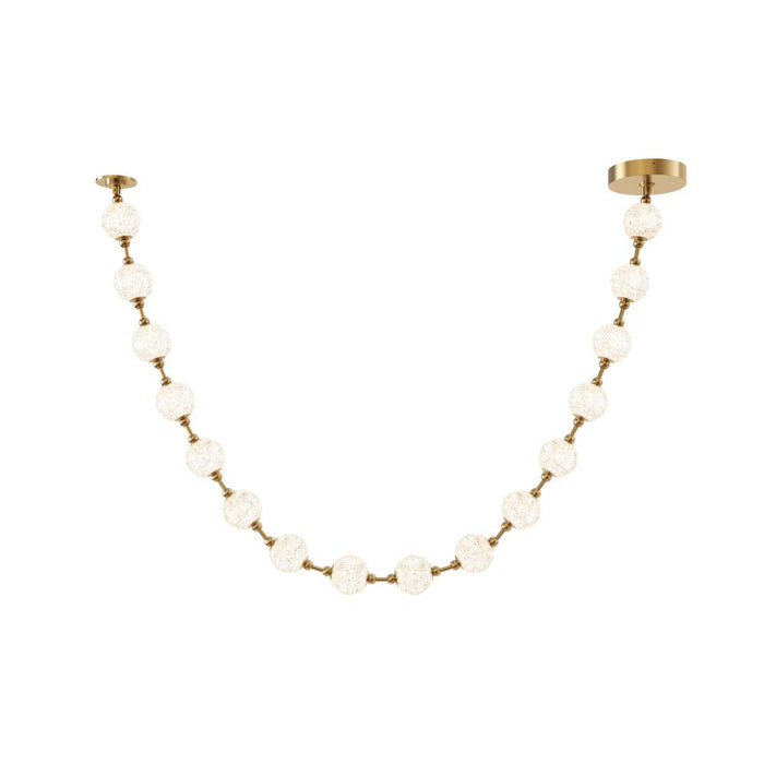 Marni 16 Head Natural Brass Led Pendant | PD321716NB