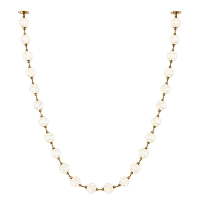 Marni 24 Head Natural Brass Led Pendant | PD321724NB-RT