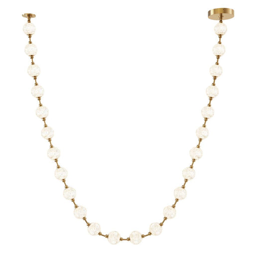 Marni 24 Head Natural Brass Led Pendant | PD321724NB