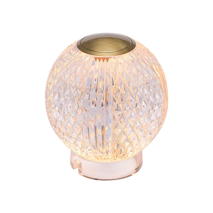 Alora Marni 4-in Natural Brass LED Table Lamp