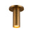Kuzco Lighting Inc Mason 6-in Vintage Brass LED Semi-Flush