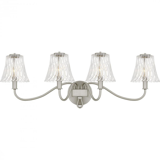 Quoizel McKinney 4-Light Brushed Nickel Bath Light