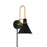 Crystorama Medford 1 Light Matte Black Sconce