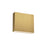 Mica 6-in Brushed Gold Led All Terior Wall | AT6606-BG