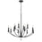 Crystorama Mila 12 Light Black Chandelier