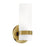 Milano 9-in Brushed Gold Led Wall Sconce | WS9809-BG