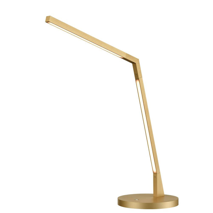Miter 17-in Brushed Gold Led Table Lamp | TL25517-BG