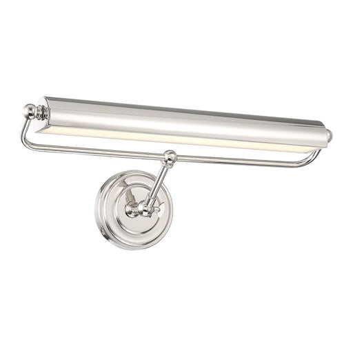 Crystorama Miller Integrated LED Polished Nickel Sconce