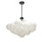  4 Light  Halogen Chandelier, Mb W/ Frosted Glass | MLS-274C-MB-FR