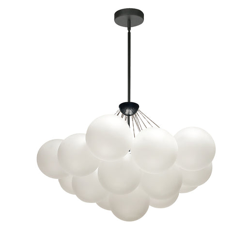  4 Light  Halogen Chandelier, Mb W/ Frosted Glass | MLS-274C-MB-FR