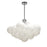  4 Light  Halogen Chandelier, Pc W/ Frosted Glass | MLS-274C-PC-FR