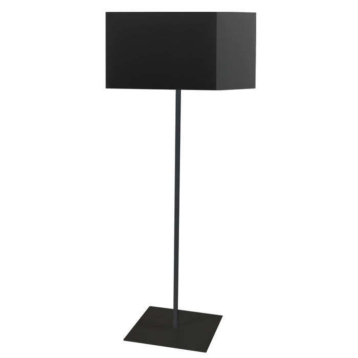 1lt Square Floor Lamp W/ Jtone Black Shade | MM201F-BK-797