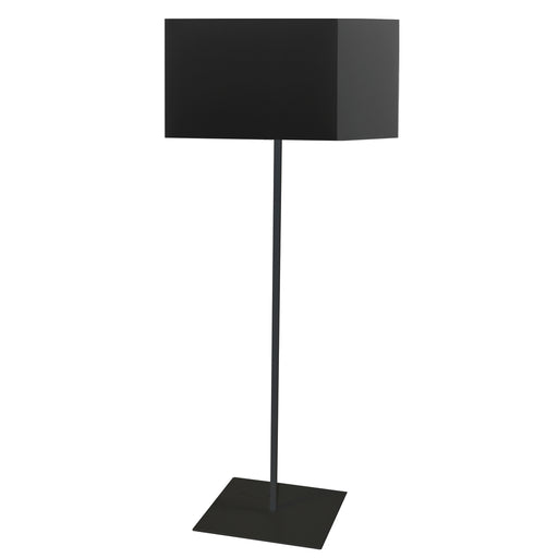 Dainolite 1 Light Square Floor Lamp w/ JTone Black Shade
