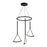 Kuzco Lighting Inc Mobil 27-in Black LED Chandeliers