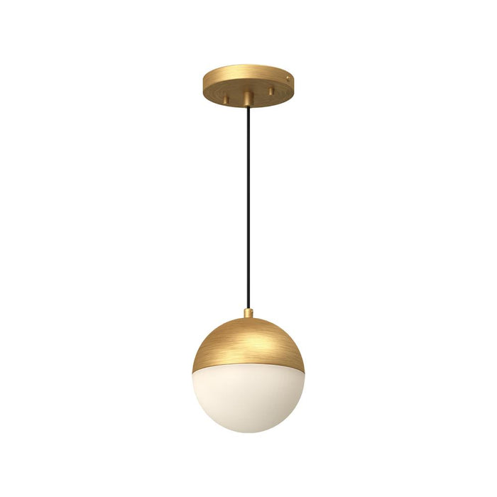 Kuzco Lighting Inc Monae 6-in Brushed Gold LED Pendant