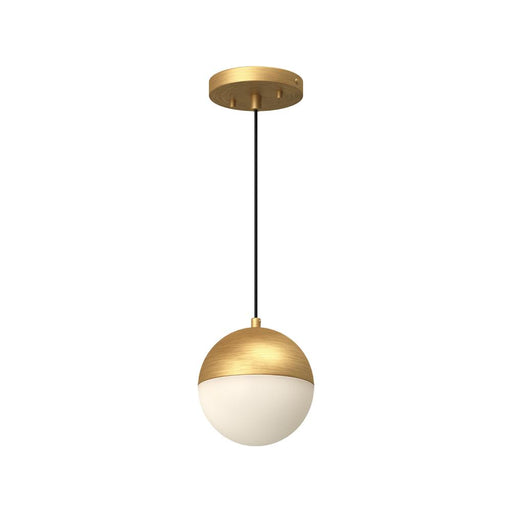 Monae 6-in Brushed Gold Led Pendant | PD11706-BG