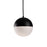 Kuzco Lighting Inc Monae 8-in Black LED Pendant