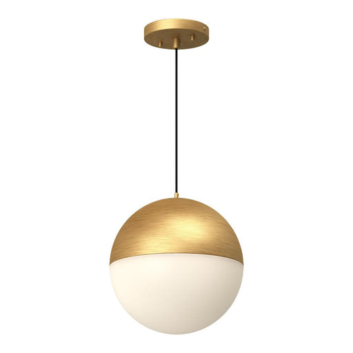 Kuzco Lighting Inc Monae 10-in Brushed Gold LED Pendant