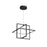 Mondrian 20-in Black Led Pendant | PD16320-BK-UNV
