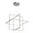 Kuzco Lighting Inc Mondrian 28-in Brushed Nickel LED Pendant