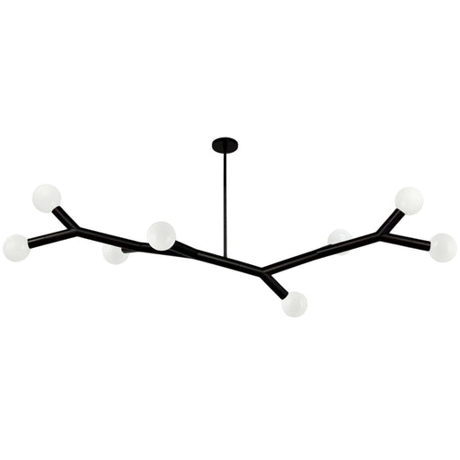 8 Light Horizontal Pendant, Mb | MOR-598HP-MB