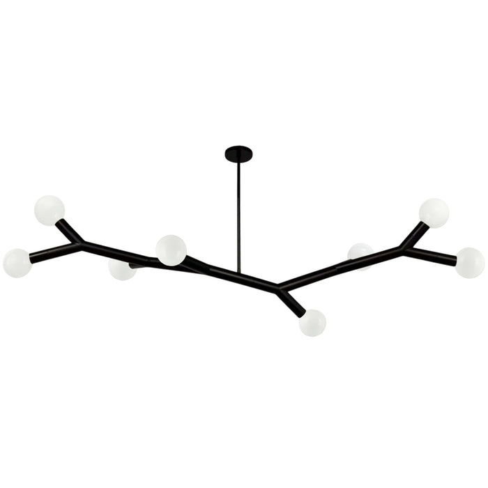8 Light Horizontal Pendant, Mb | MOR-598HP-MB