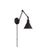 Crystorama Morgan 1 Light Matte Black Task Sconce