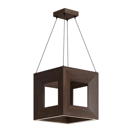 Morina 12-in Walnut Led Pendant | PD32912-WT
