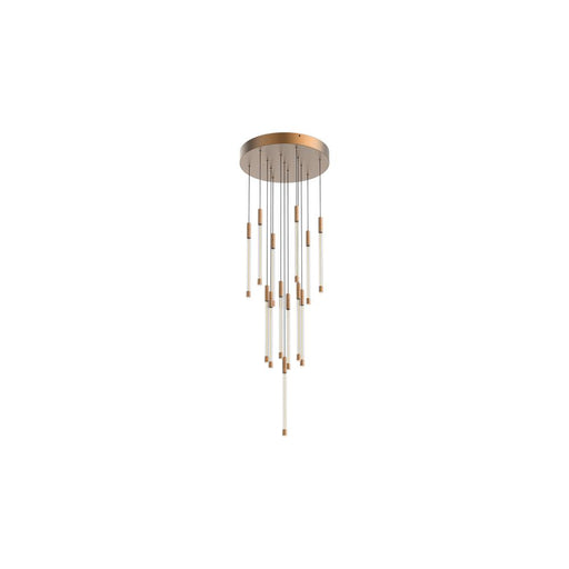 Motif 13-in Brushed Gold Led Multi Pendant | MP75113-BG