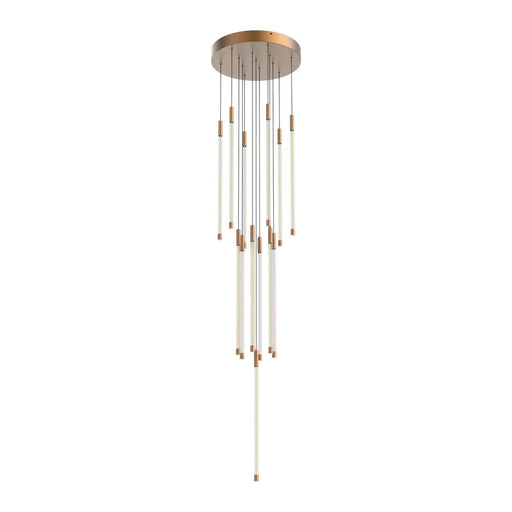 Motif 21-in Brushed Gold Led Multi Pendant | MP75121-BG-UNV-010
