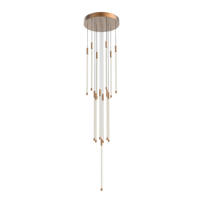 Motif 21-in Brushed Gold Led Multi Pendant | MP75121-BG-UNV-010