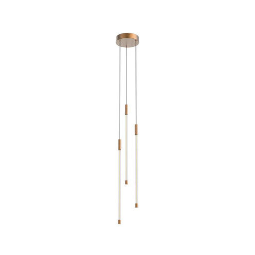 Motif 21-in Brushed Gold Led Multi Pendant | MP75221-BG