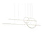 Chute Calypso 56-in White Led Multi Pendant | MP14956-WH-UNV-010