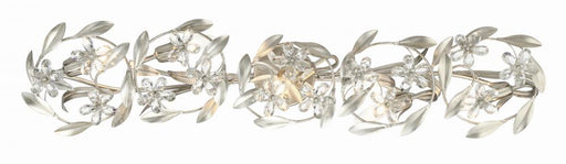 Crystorama Marselle 5 Light Antique Silver Sconce