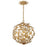 Marselle 4 Light Antique Gold Mini Pendant | MSL-314-GA