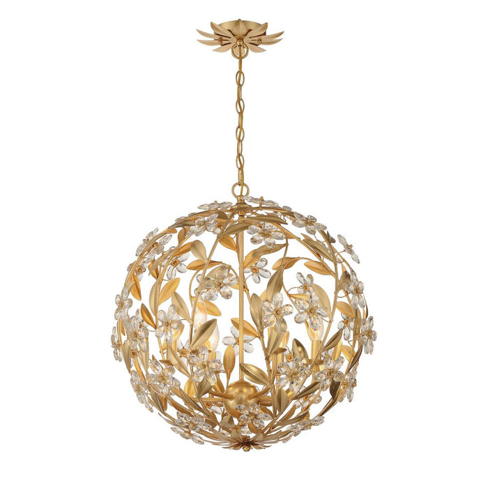 Marselle 6 Light Antique Gold Pendant | MSL-316-GA