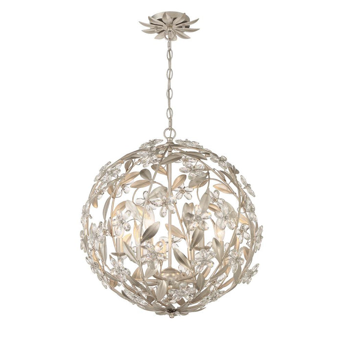 Marselle 6 Light Antique Silver Pendant | MSL-316-SA