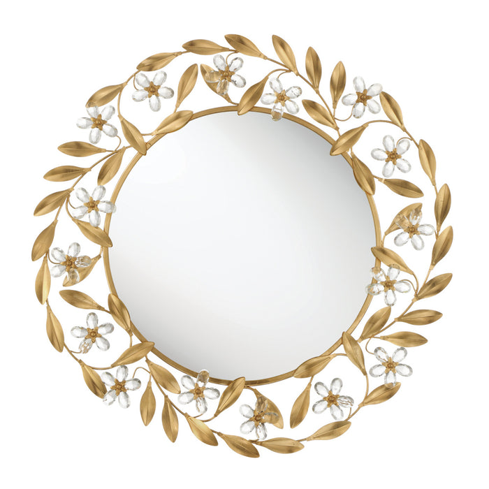 Marselle 30'' Antique Gold Mirror | MSL-M030-GA