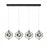 Tulip Collection Integrated Led 4-light Island Light, Matte Black | AC1012