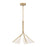 Kuzco Lighting Inc Mulberry 28-in Brushed Gold/Light Guide LED Chandeliers